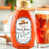 1 Lb Root Beer Flavor Honey - Gift Set - Huckle Bee Farms LLC