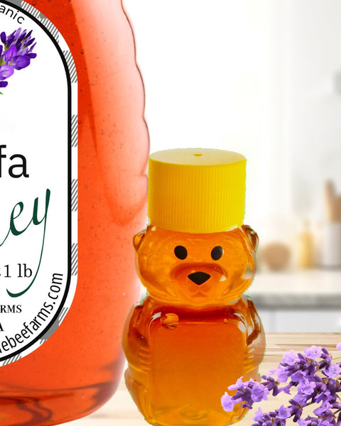 100% Pure Raw Alfalfa Honey - Huckle Bee Farms LLC