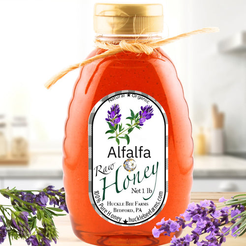 100% Pure Raw Alfalfa Honey - Huckle Bee Farms LLC