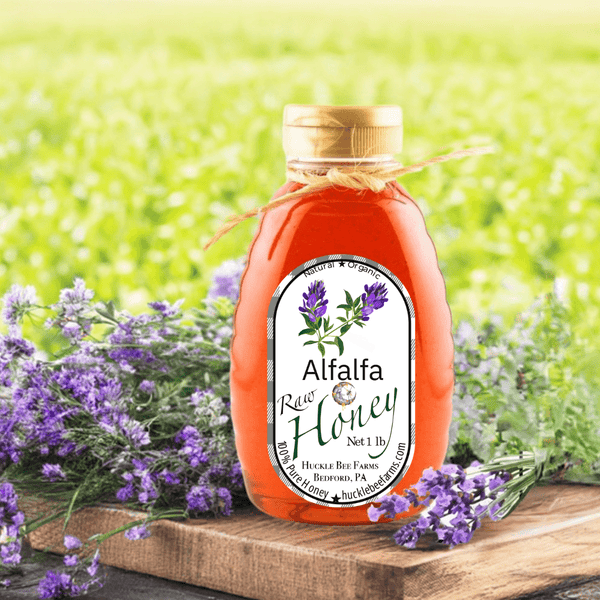 100% Pure Raw Alfalfa Honey - Huckle Bee Farms LLC