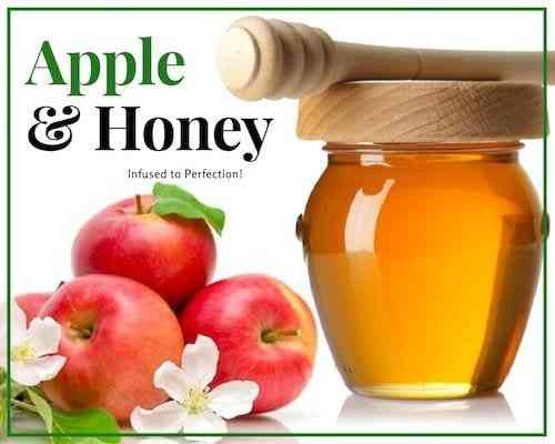 1/2 Lb Apple Infused Honey - Gift Set - Huckle Bee Farms LLC