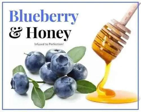 1/2 Lb Blueberry Infused Honey - Gift Set - Huckle Bee Farms LLC