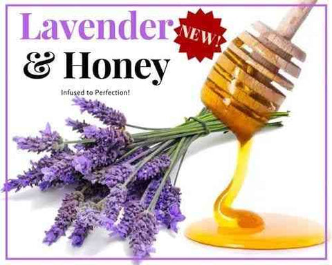 1/2 Lb Lavender Infused Honey - Gift Set - Huckle Bee Farms LLC