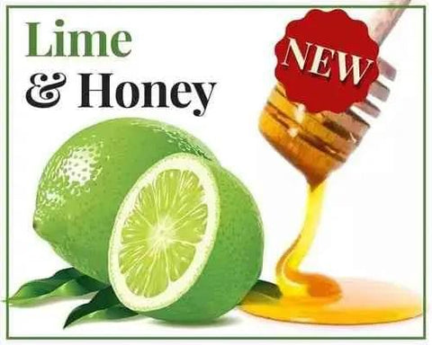 1/2 Lb Lime Infused Honey - Gift Set - Huckle Bee Farms LLC