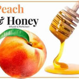 1/2 Lb Peach Infused Honey - Gift Set - Huckle Bee Farms LLC