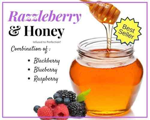 1/2 Lb RazzleBerry Infused Honey - Gift Set - Huckle Bee Farms LLC