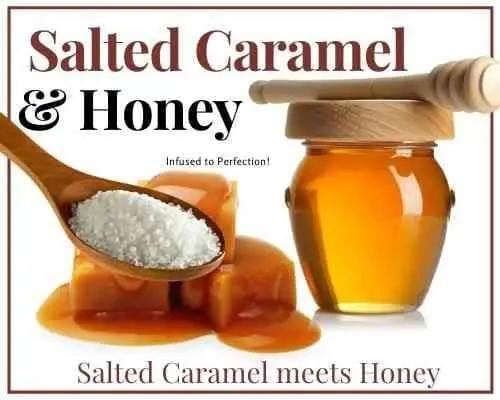 1/2 Lb Salted Caramel Honey - Gift Set
