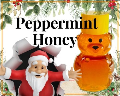 2 oz Peppermint Infused Honey - Huckle Bee Farms LLC