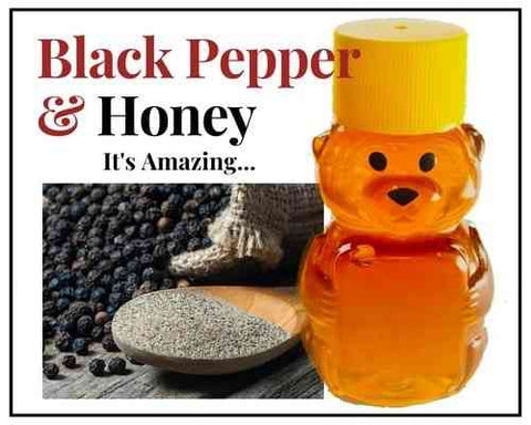 2 oz Sample Black Pepper Honey - Huckle Bee Farms LLC