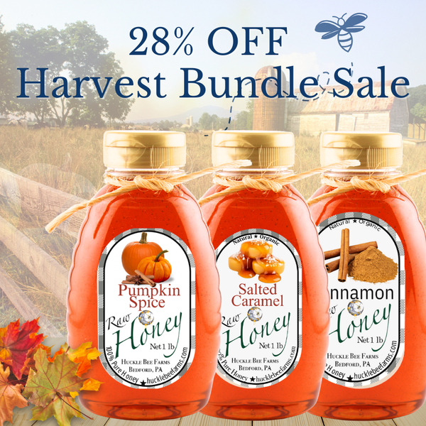 🍁 Harvest Honey Bundle – Pumpkin, Salted Caramel & Cinnamon