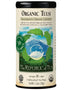 OTulsi Herbal Tea Bags - 36 Bags Certified in a cylindrical tin with green leaf design, labeled Regenerative Organic Certified® and caffeine-free.