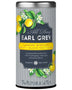 Earl Grey Lemon Biscuit Tea - 36 Tea Bags Delight in a silver tin with lemon and floral design, labeled as decaffeinated black tea with bergamot.