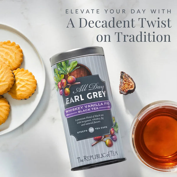 All Day Earl Grey® Whiskey Vanilla Fig Black Tea - 36 Tea Bags