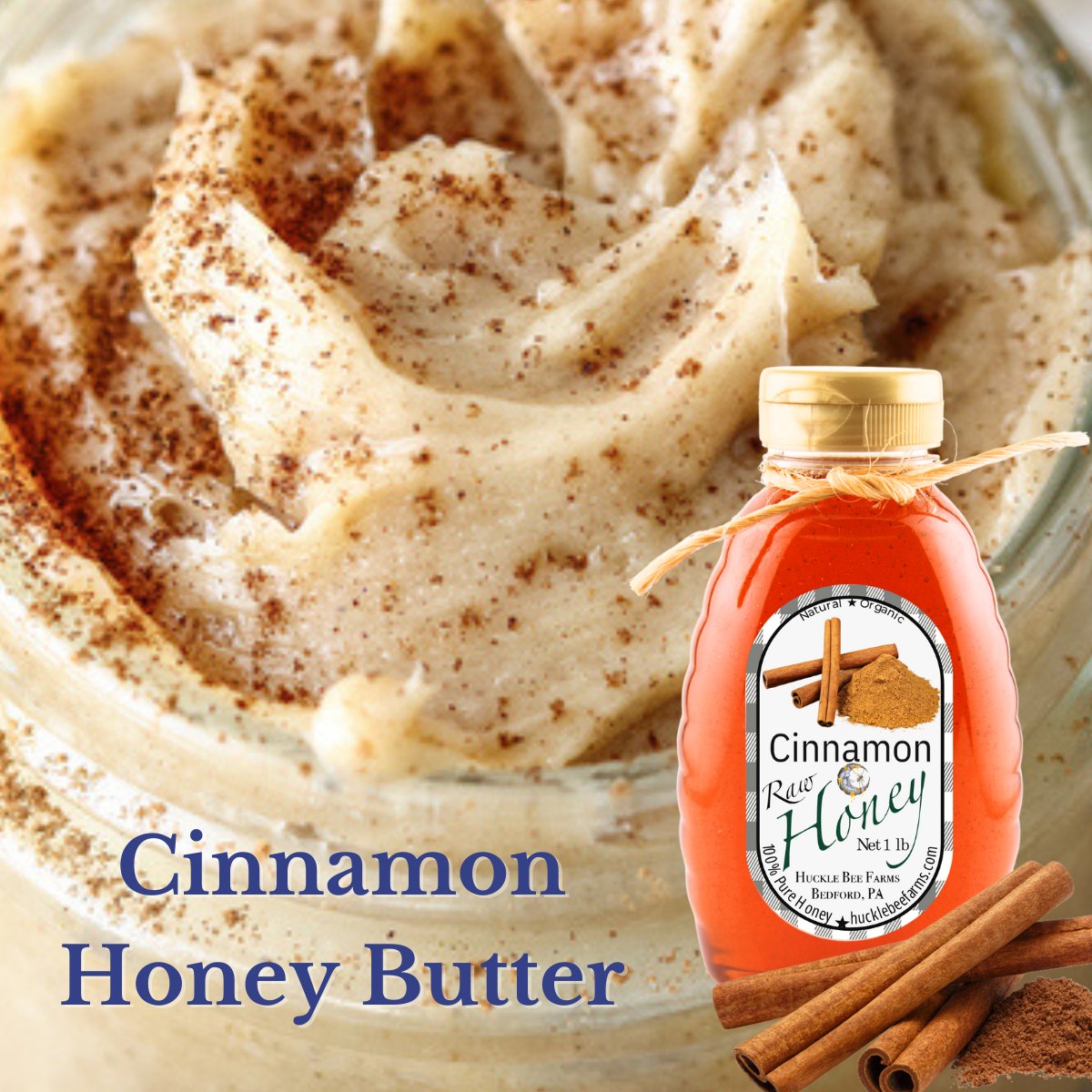 A Fall 🍁 Favorite Cinnamon Infused Honey 🍁 - Huckle Bee Farms LLC