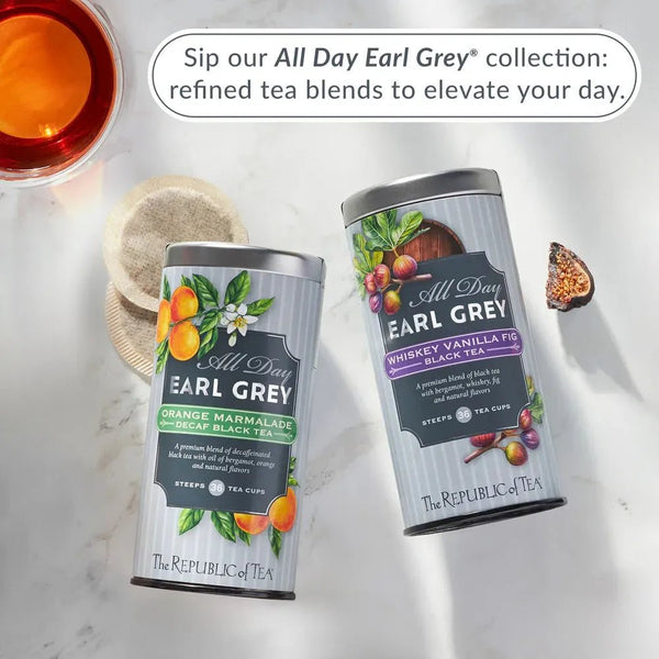 All Day Earl Grey® Decaf Orange Marmalade Black Tea - 36 Tea Bags - Huckle Bee Farms LLC