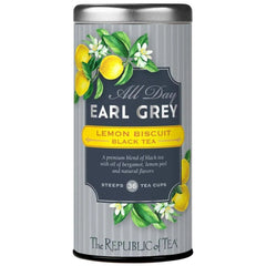All Day Earl Grey® Lemon Biscuit Black Tea - 36 Tea Bags - Huckle Bee Farms LLC
