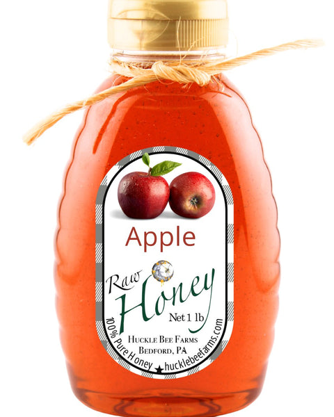 🍎 Apple Infused Honey - Huckle Bee Farms LLC