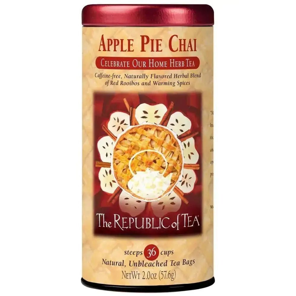 🍎 Apple Pie Chai Herbal Tea Bags 🍎 - Tin 36 Tea Bags - Huckle Bee Farms LLC