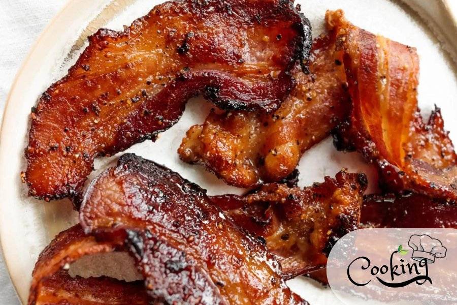 Black pepper honey bacon