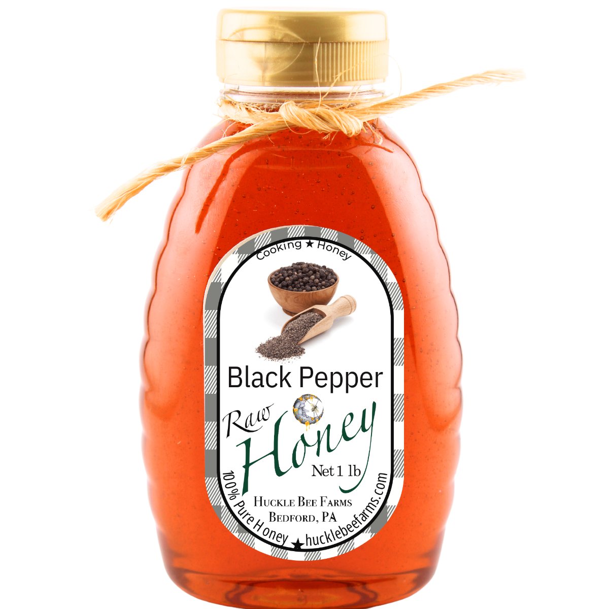 Black Pepper Infused Honey - Huckle Bee Farms LLC