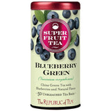 Blueberry Green SuperFruit Tea Bags - Tin 50Tea Bags - Huckle Bee Farms LLC