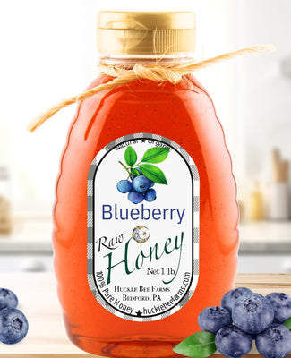 Blueberry Infused Honey - Huckle Bee Farms LLC