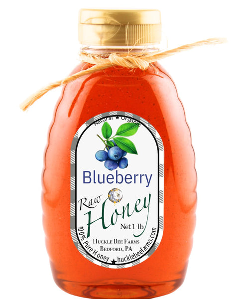 Blueberry Infused Honey - Huckle Bee Farms LLC