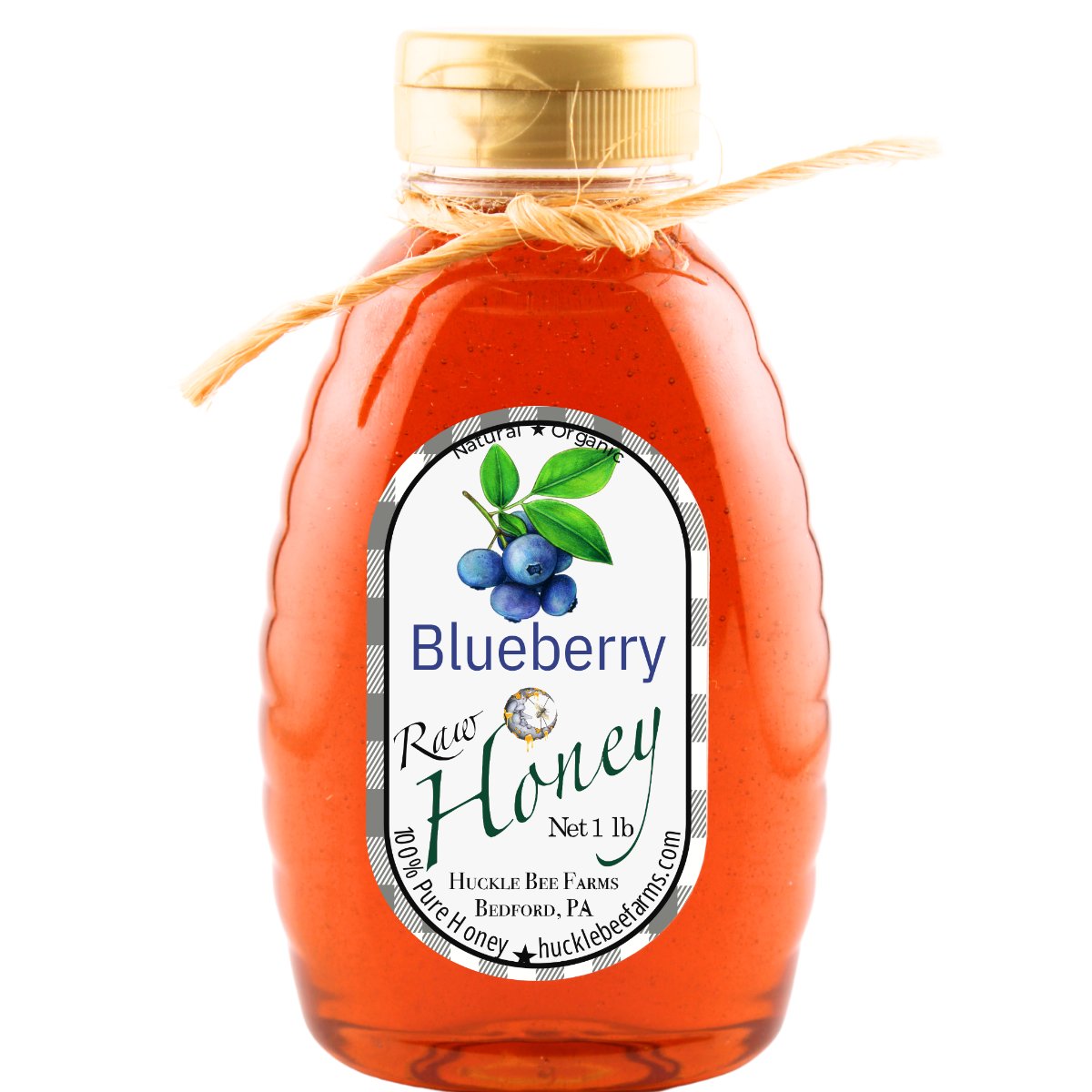 Blueberry Infused Honey - Huckle Bee Farms LLC