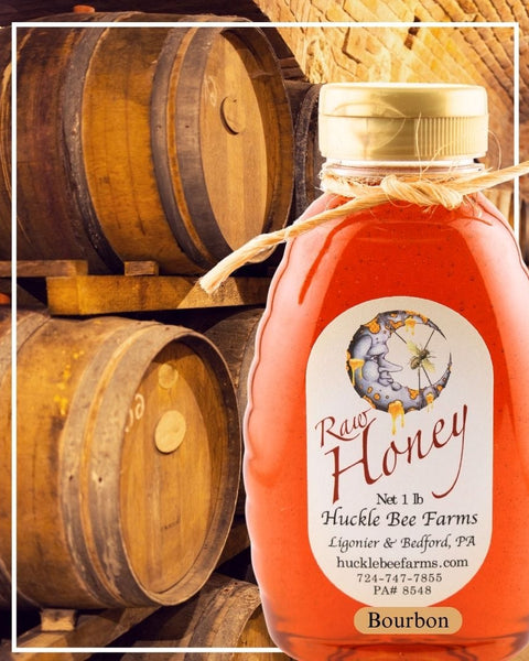 Bourbon Infused Honey - Huckle Bee Farms LLC