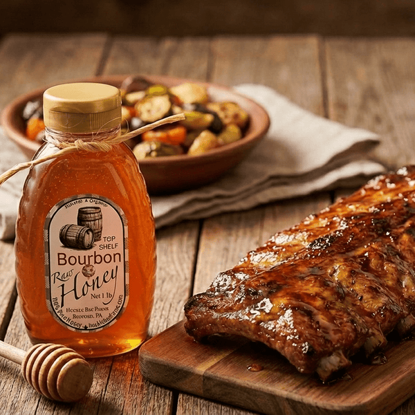 Bourbon Infused Honey: Sweet Southern Charm in Every Bite - Huckle Bee Farms LLC
