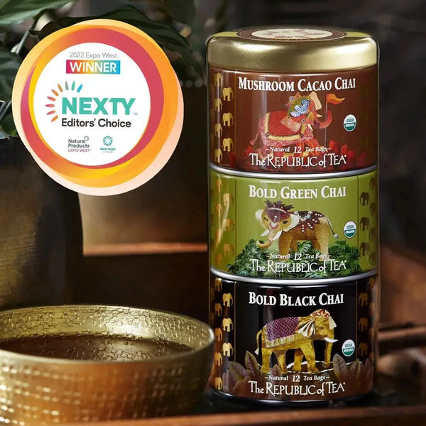 Chai Stackable Tin - 36 Tea Bags - Huckle Bee Farms LLC