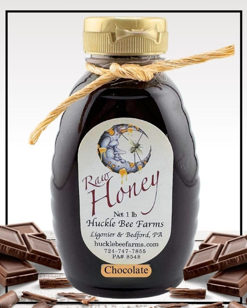 Chocolate Infused Honey - Huckle Bee Farms LLC