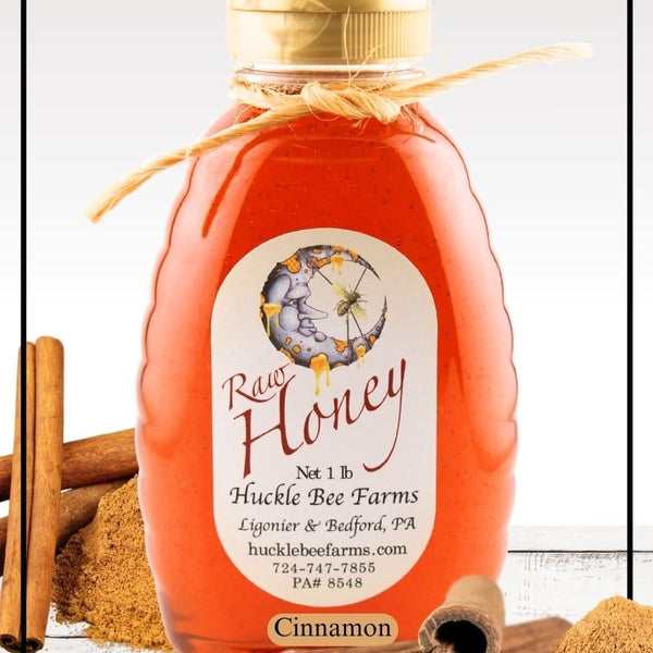 Cinnamon Infused Honey - Huckle Bee Farms LLC