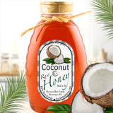 Coconut Honey: Tropical Infusion for Tea & Culinary Delights - Huckle Bee Farms LLC