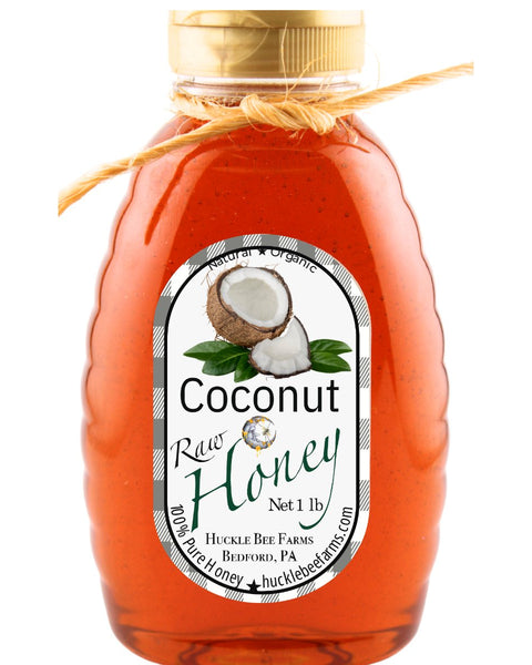 Coconut Infused Honey - Huckle Bee Farms LLC