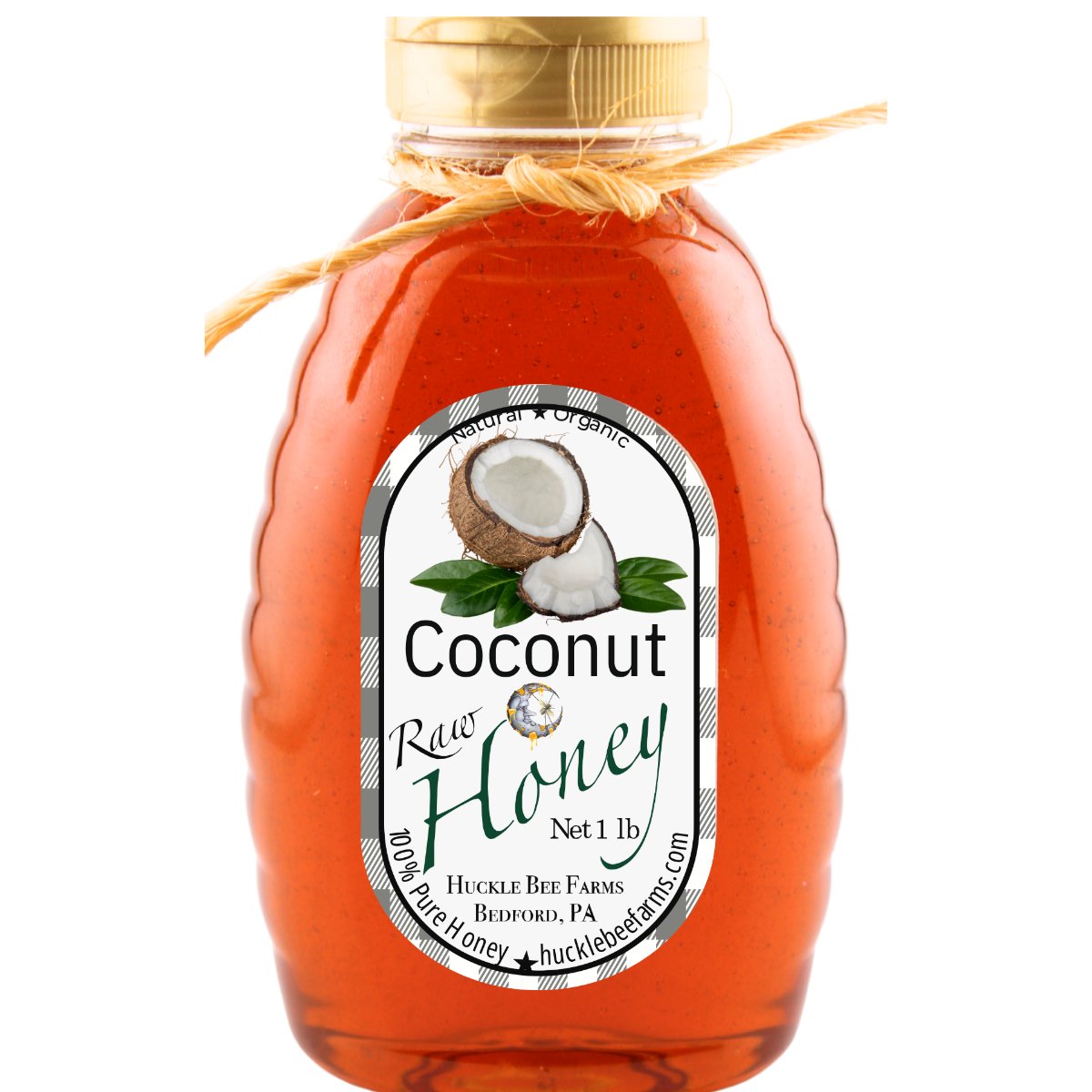 Coconut Infused Honey - Huckle Bee Farms LLC