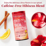 Cold Brew Hibiscus Sangria Spice Iced Tea Pouches - 6 Pouches - Huckle Bee Farms LLC