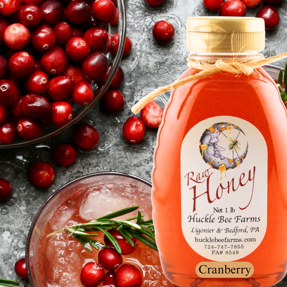 🎄 Cranberry Honey 🎄 - Huckle Bee Farms LLC