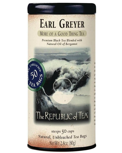 Earl Greyer Black Tea Bags - 2 Sizes... 6 & 50 Bags - Huckle Bee Farms LLC