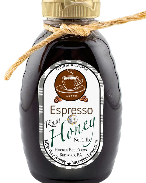 Espresso Infused Honey - Huckle Bee Farms LLC