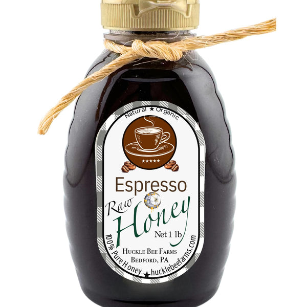 Espresso Infused Honey - Huckle Bee Farms LLC