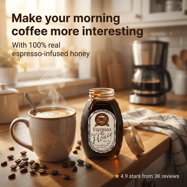 Espresso Infused Honey: A Gourmet Treat for Coffee Lovers - Huckle Bee Farms LLC