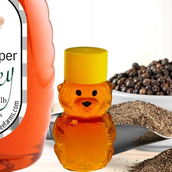 Experience Sweet Heat: Black Pepper Infused Honey - Huckle Bee Farms LLC