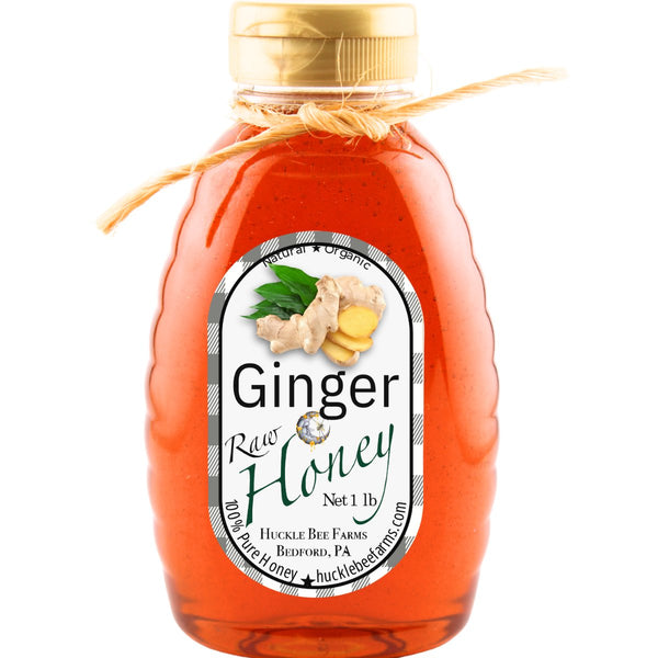 Ginger Infused Honey - Huckle Bee Farms LLC