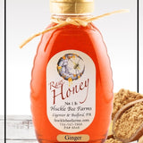Ginger Infused Honey - Huckle Bee Farms LLC