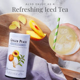 Ginger Peach 100% White Tea Bags - 50 Tea Bags - Huckle Bee Farms LLC