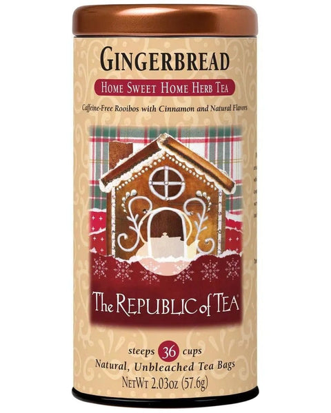 Gingerbread Cuppa Cake® Tea Bags - Tin 36 Tea Bags - Huckle Bee Farms LLC