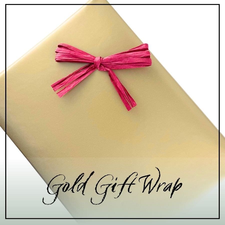 Gold Gift Wrap - Huckle Bee Farms LLC