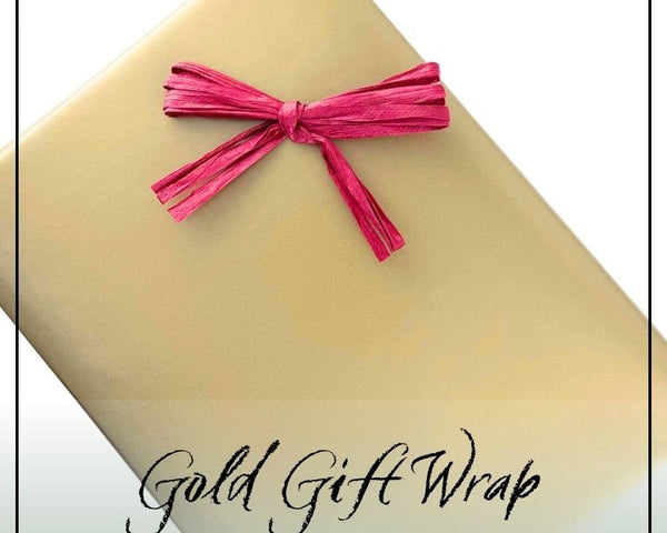 Gold Gift Wrap - Huckle Bee Farms LLC