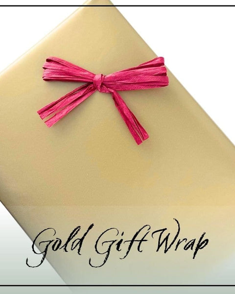 Gold Gift Wrap - Huckle Bee Farms LLC
